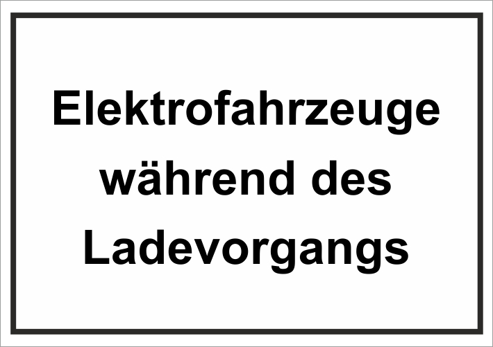 Elektrofahrzeuge während des Ladevorgangs